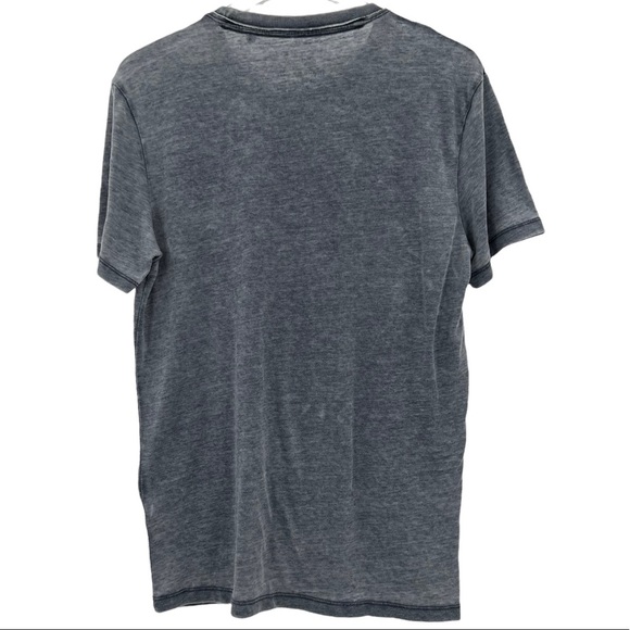 Lucky Brand Venice Burnout Dark Gray Crew-Neck Short-Sleeve Tee Men's size Small - Picture 2 of 10